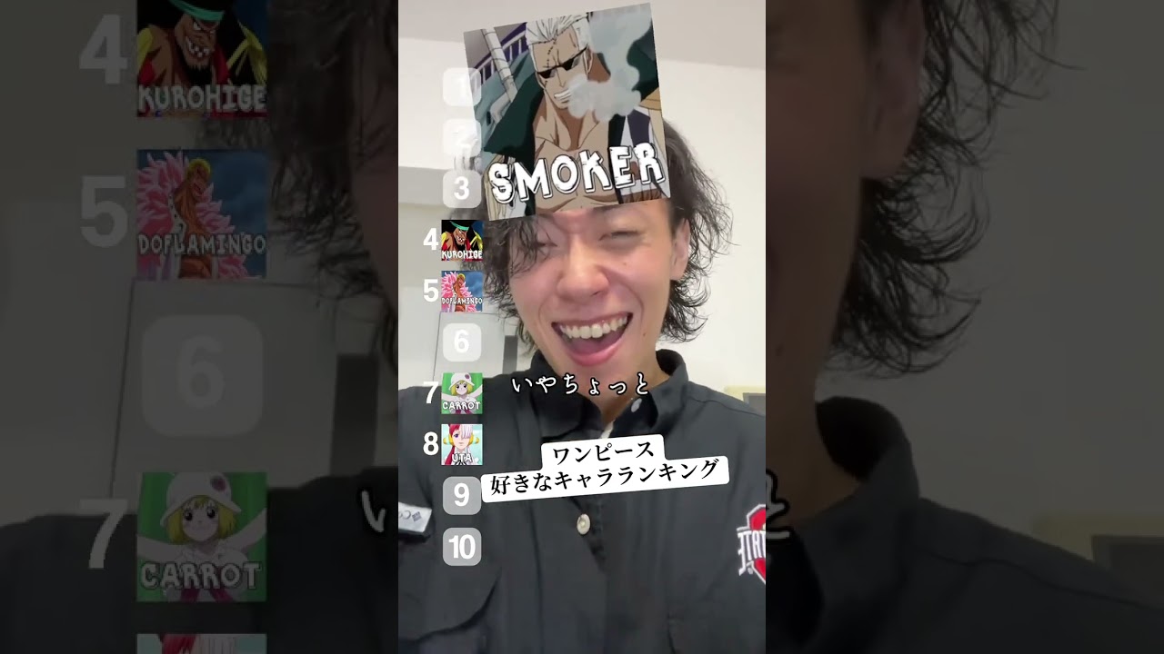みんなはどのキャラが好き？？ #あるある #シリーズ #ワンピース #ランキング
