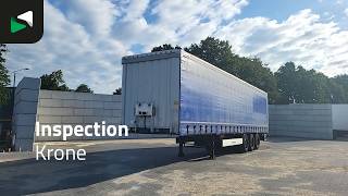 Krone SD 3 axles Anti Vandalism Sliding Roof curtain side semi-trailer for sale - Image 4 | Autoline BW Krone SD 3 axles Anti Vandalism Sliding Roof curtain side semi-trailer | Image 4 - Autoline