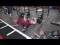 CHEST DAY | FLOOR PRESS