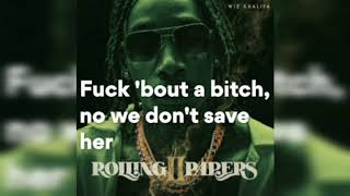 Wiz Khalifa - Gin and Drugs feat. Problem [Lyrics video]