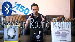 Amazon Round Robin: Bluetooth Headphones under $150 (Jabra Move, Bohm B76, Audio Technica ATH-SR5BT)