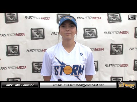 2022 Mia Lemmon committed NYU, Athletic Shortstop and Outfielder Softball Skills Video