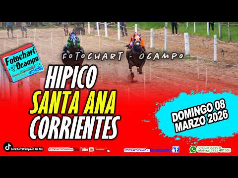 HÍPICO SANTA ANA - CORRIENTES- Resumen de la Reunión del 08/03/2026