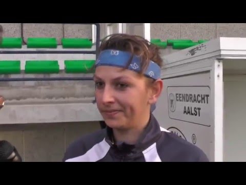 Jolien Baeten na VC Dames Eendracht Aalst - K. Massenhoven VC op 16.01.2016