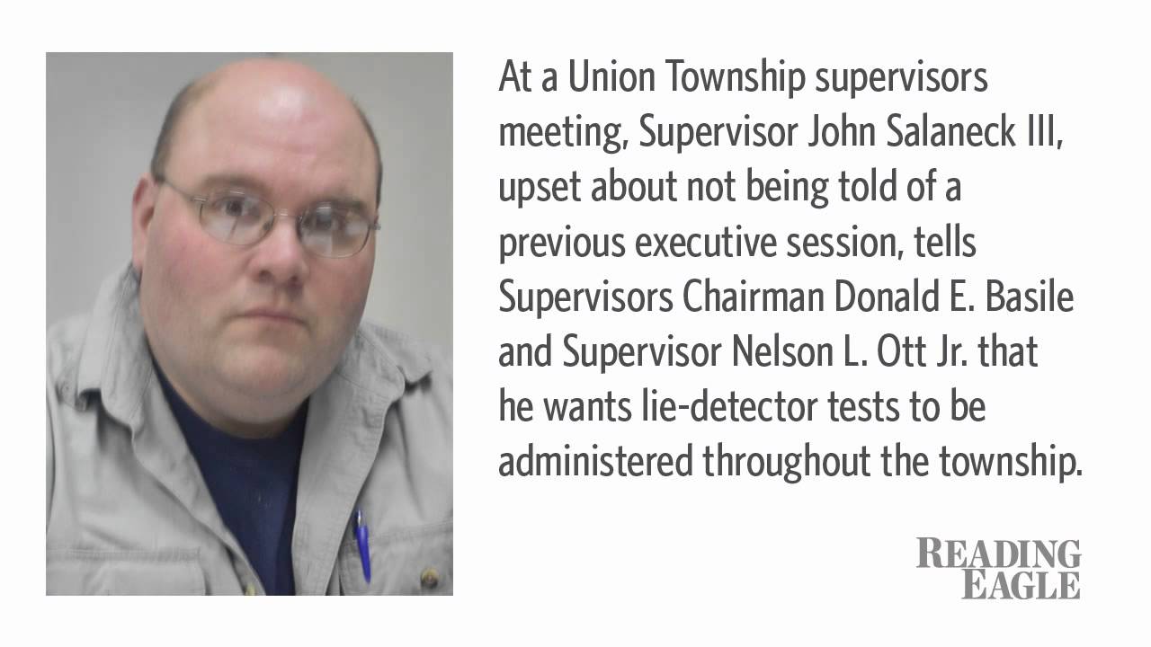 Union Township supervisor wants lie-detector tests