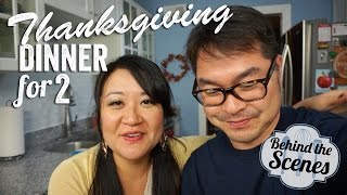Thanksgiving Dinner for Two - Behind the Scenes (11/21/14) | Chef Julie Yoon