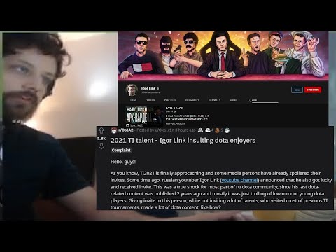 Russian YouTuber Igor Insults Dota Players Drama🔇