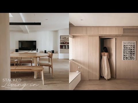 Inside A Stunning Clean Aesthetic Transformation Of A 1,076 Sqft HDB Home