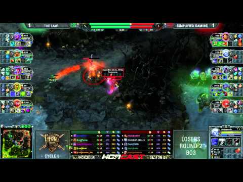 HoN Tour S2 Cycle 8 LBR2 - Simp vs Law game 3