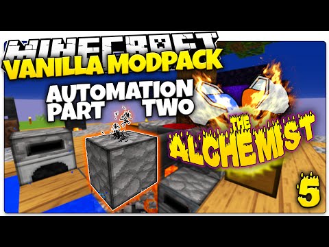 Minecraft | BLOCKBREAKER MACHINE | ALCHEMIST #5 | Skyblock Vanilla Mod Pack (Minecraft Vanilla Mods)