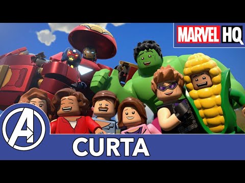 Capa de Lego Marvel: Problemas Climáticos l Perigo abaixo - Parte 3