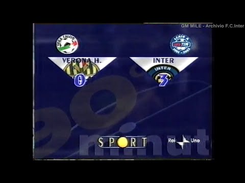 2001-02 (23^ - 17-02-2002) Verona-INTER 0-3 [C.Zanetti,Vieri,Vieri] Servizio 90°Minuto Rai1