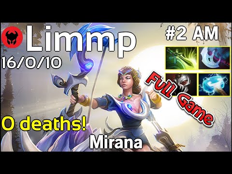 0 deaths! Limmp [coL] plays Mirana!!! Dota 2 Full Game