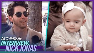 Nick Jonas 'Impressed' w/ How His & Priyanka Chopra's Daughter Malti Was During First Big Outing
