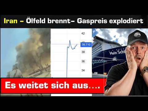 Irankrieg, Gaspreis explodiert, Strom 292€/MWh, Regierung holt keinen raus! Ölfeld brennt - Irre