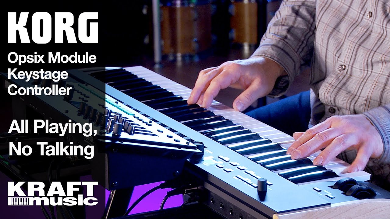 Korg Opsix Module and Keystage Controller - All Playing, No Talking