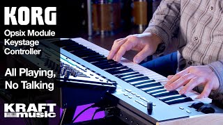 Korg Opsix Module and Keystage Controller - All Playing, No Talking