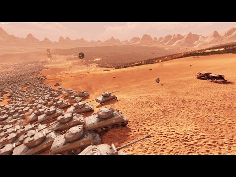 2.500 TANKS vs 100.000 CATAPULTS UEBS 2 - Ultimate Epic Battle Simulator 2