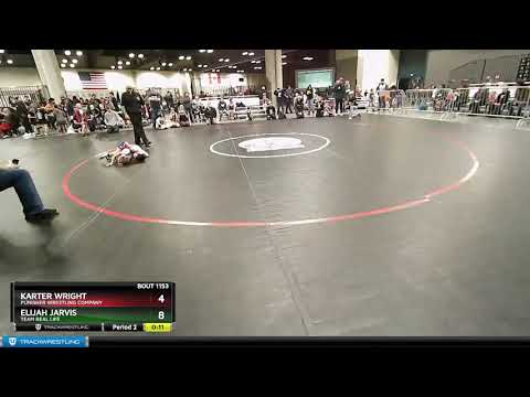 53 Lbs Semifinal - Karter Wright, Punisher Wrestling Company Vs Elijah Jarvis, Team Real Life 1bb1