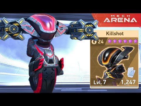 Watch Killshot with Overdriver Blitz Through and Dominate! 🚀🔥 Mech Arena