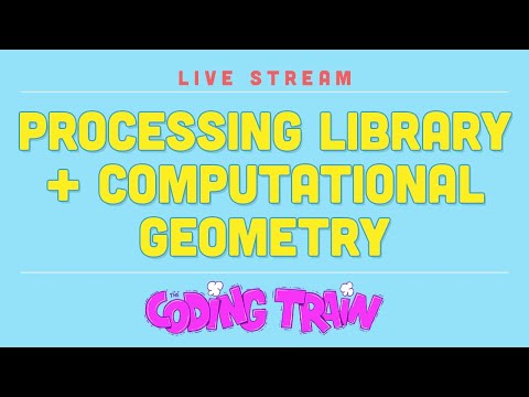 Live Stream #180: Processing Java Library, Starting Computational Geometry Challenges