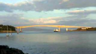 preview picture of video 'Isle of Skye Bridge Kyleakin Kyle of Localash Scotland'