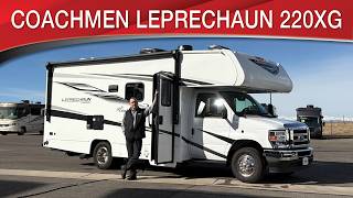 A preview image of the linked video showcasing 2025 Coachmen Leprechaun 220XG