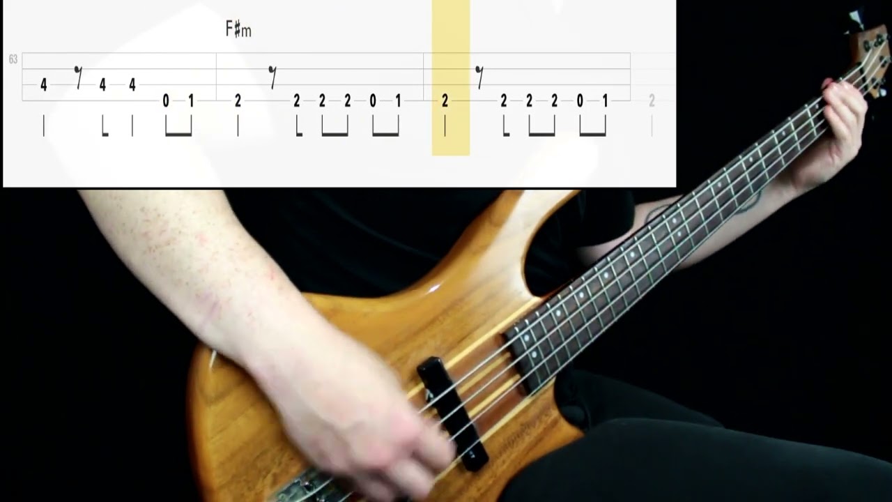Fastball - The Way (Bass Only) (Play Along Tabs In Video)