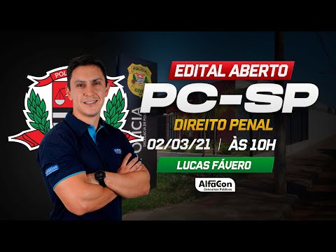 Aula de Direito Penal - Concurso PC SP - AlfaCon