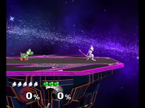 [Melee] Mewtwo vs Lvl. 9 CPU Yoshi [TAS]