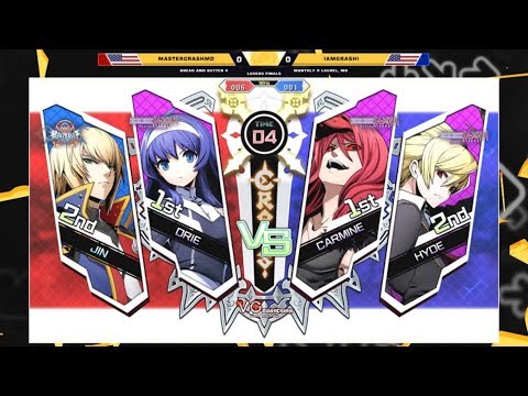 BnB 4 BB:CTB - MastercrashMD Vs. iamgrashi - BlazBlue: Cross Tag Battle Losers Finals