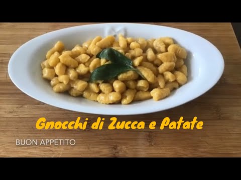 #Gnocchi di #Zucca  e Patate morbidi e gustosi- Homemade Pumpkin