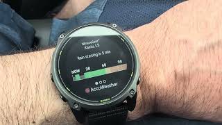 Is It Going to Rain Testing Garmin AccuWeather MinuteCast for Running Weather
