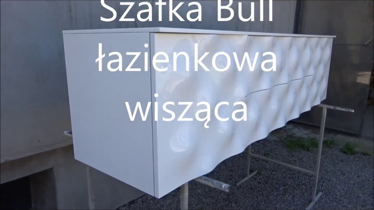 szafka bull do łazienki pod umywalki - wisząca