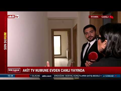 Toki'nin Yapacağı Sosyal Konut Projesinde Örnek Daire (AKİT TV)