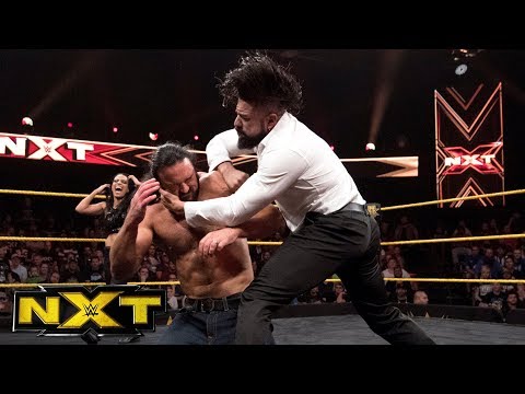 NXT Champion Drew McIntyre and Andrade "Cien" Almas get into a wild brawl: WWE NXT, Nov. 15, 2017