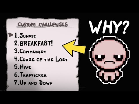 All Custom Challenges - The Binding of Isaac: WhyBirth (Mod)