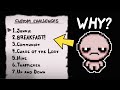 All Custom Challenges The Binding Of Isaac WhyBirth Mod