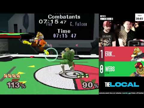 Erik (Fox) vs webs (Falcon) - The Local 2x03 - Winners Round 3
