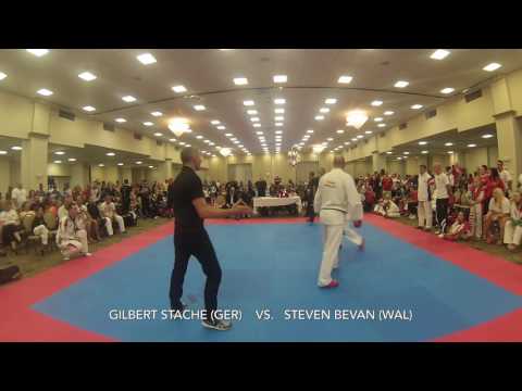 WKU WORLD CHAMPIONSHIP 2016 USA KKME +80KG GILBERT STACHE (GER) VS. STEVEN BEVAN (WAL)