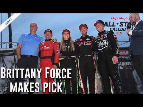 Brittany Force makes her pick in Pep Boys Top Fuel All-Star Callout
