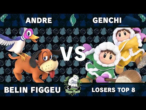 Belin Figgeu XV - Andre (Duck Hunt Duo) Vs genchi (Ice Climbers, Sheik) - Losers Top 8