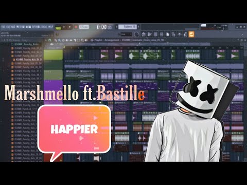 Marshmello ft. Bastille - Happier Fl Studio Tutorial