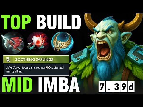 TOP Mid Nature’s Prophet Build 7.39d – Imba Hero for Free MMR!