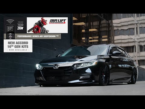 NEW 2018-19 Honda Accord 10th Gen Kits from Air Lift Performance