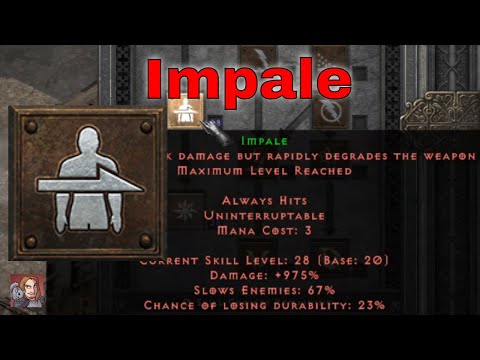 D2R Skills & Abilities - Impale (Amazon Javelin & Spear Tree)