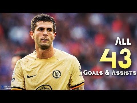 Christian Pulisic   All 43 Goals & Assits so far for Chelsea FC