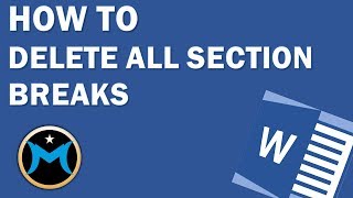 Delete all Section Breaks at Once
