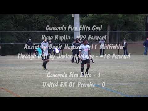 Concorde Fire Elite U18 SCCL Goal vs. United FA 01 Premier - 10/27/18