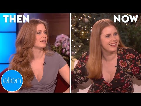 Then & Now: Amy Adams' First vs. Last Appearances on The Ellen Show